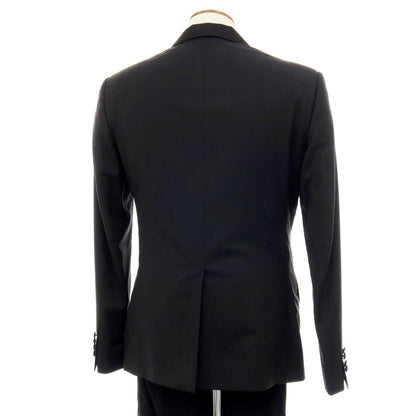【中古】ドルチェアンドガッバーナ DOLCE&amp;GABBANA ウールシルク タキシードスーツ ブラック【サイズ50】【 状態ランクB 】【 メンズ 】