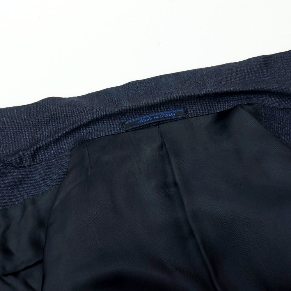 【中古】イザイア ISAIA ウール テーラードジャケット ネイビー【サイズ46】【 状態ランクC 】【 メンズ 】