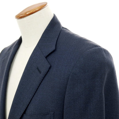 【中古】イザイア ISAIA ウール テーラードジャケット ネイビー【サイズ46】【 状態ランクC 】【 メンズ 】
