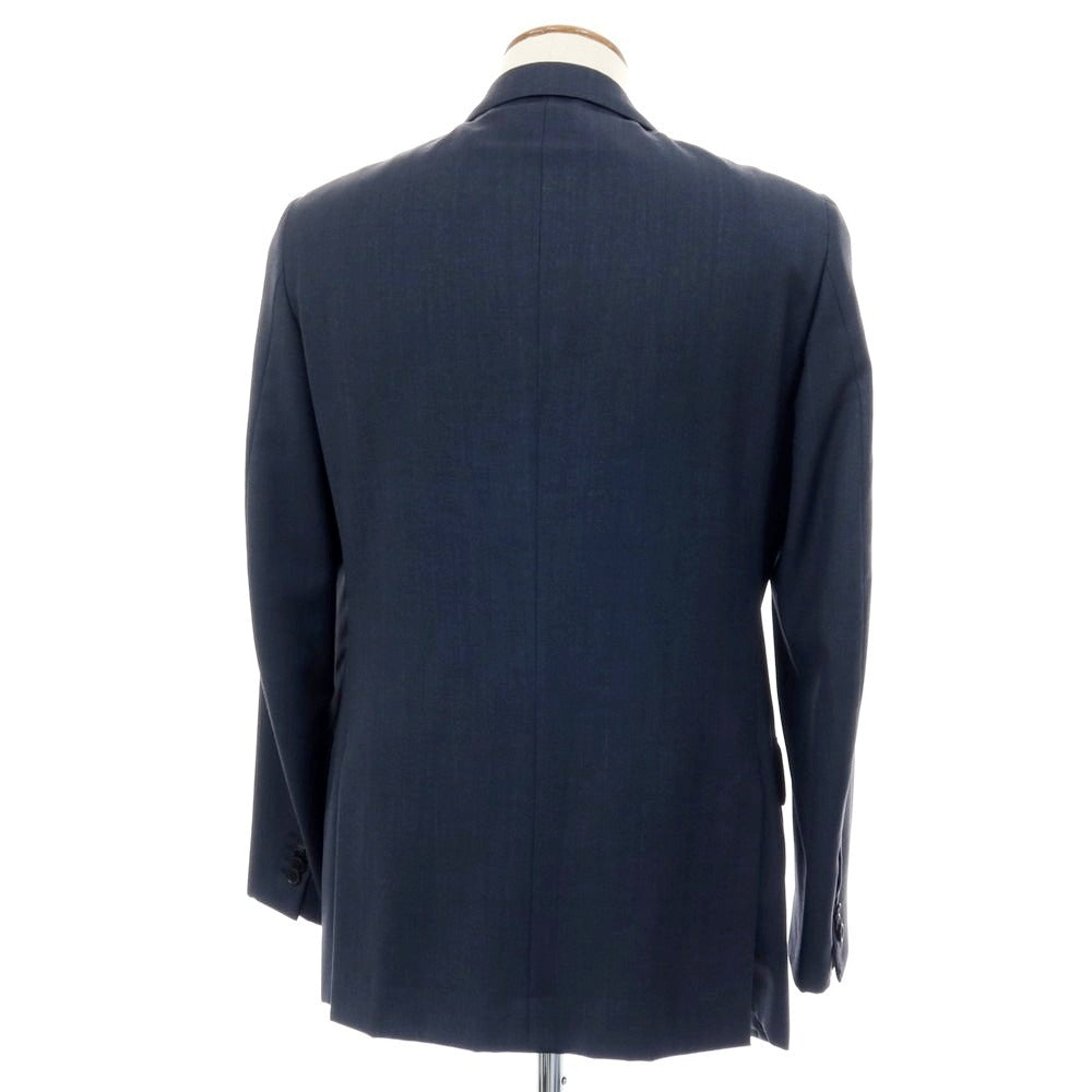 【中古】イザイア ISAIA ウール テーラードジャケット ネイビー【サイズ46】【 状態ランクC 】【 メンズ 】