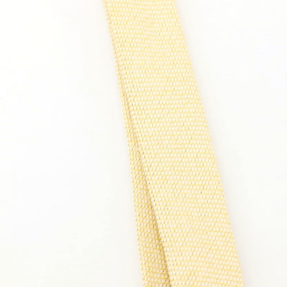 【中古】ニッキー nicky シルク 無地ネクタイ イエロー【 状態ランクC 】【 メンズ 】