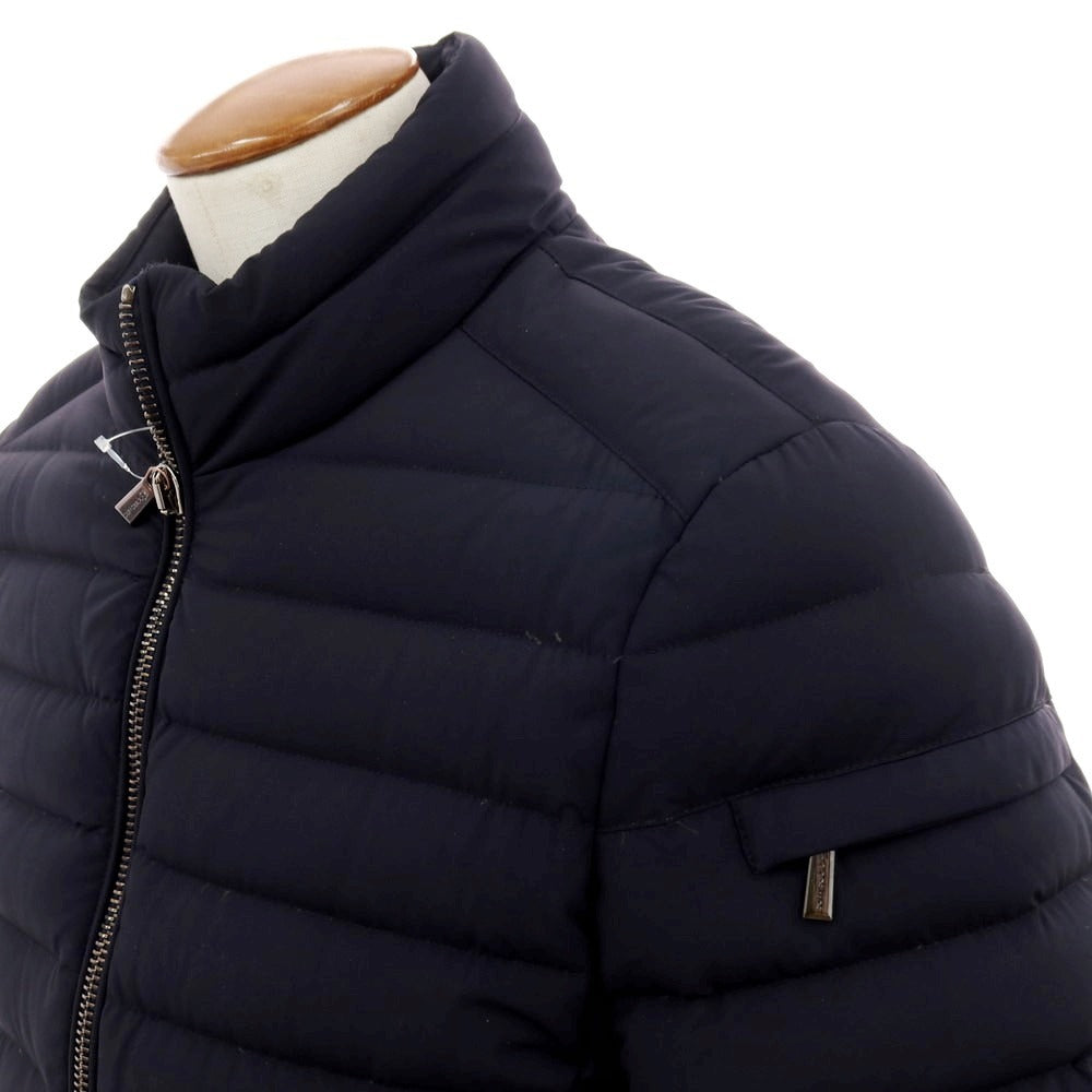 【中古】ムーレー MOORER RAY-KN ナイロン ダウンジャケット ネイビー【サイズ46】【 状態ランクB 】【 メンズ 】