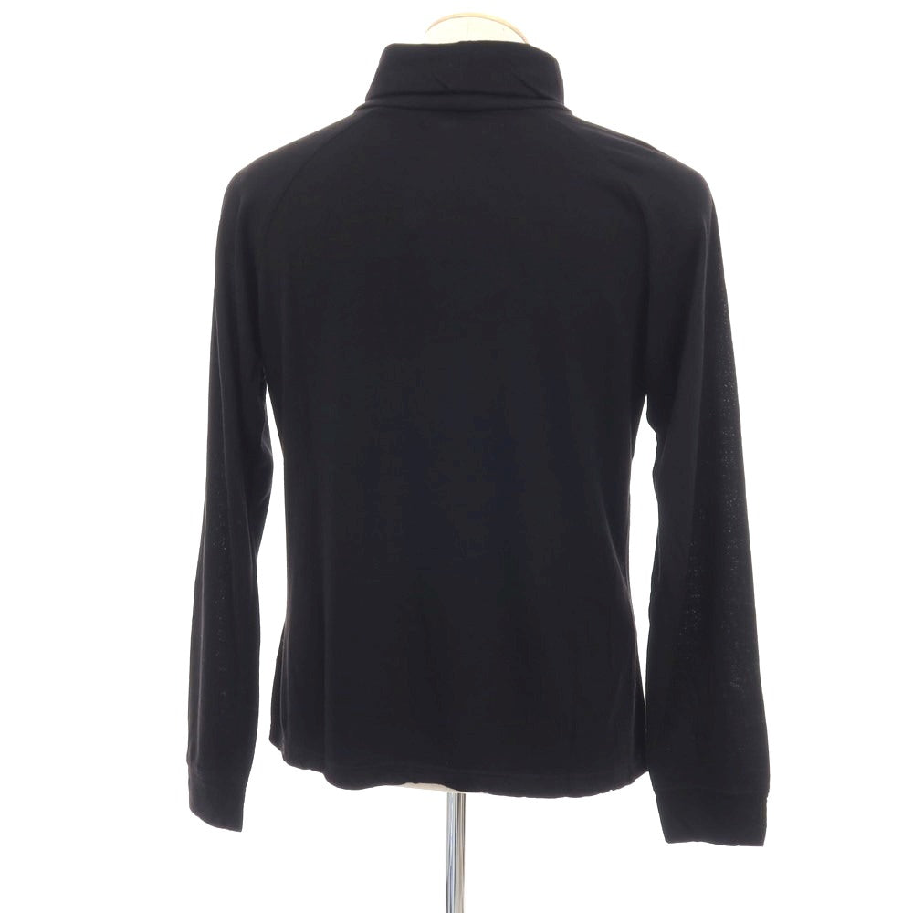 【中古】ウノピゥウノウグァーレトレ リラックス 1piu1uguale3 RELAX ハイゲージ レーヨンテンセルウール タートルネック プルオーバーニット ブラック【サイズM】【 状態ランクB 】【 メンズ 】