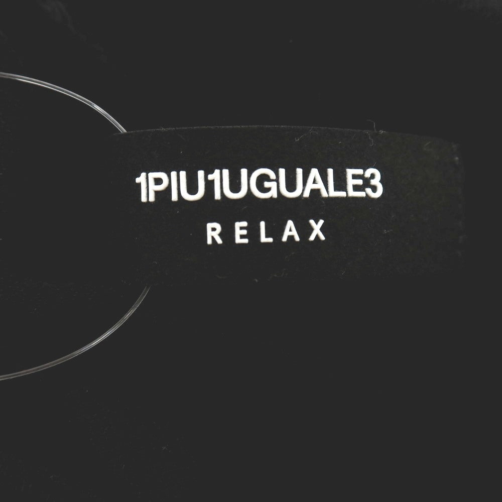 【中古】ウノピゥウノウグァーレトレ リラックス 1piu1uguale3 RELAX ハイゲージ レーヨンテンセルウール タートルネック プルオーバーニット ブラック【サイズM】【 状態ランクB 】【 メンズ 】