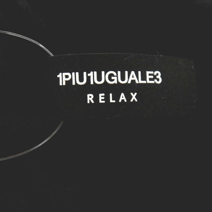 【中古】ウノピゥウノウグァーレトレ リラックス 1piu1uguale3 RELAX ハイゲージ レーヨンテンセルウール タートルネック プルオーバーニット ブラック【サイズM】【 状態ランクB 】【 メンズ 】