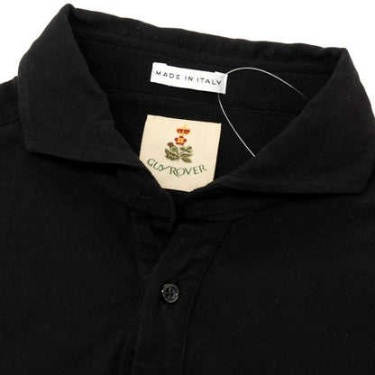 【中古】ギローバー GUY ROVER コットン 半袖ポロシャツ ブラック【サイズM】【 状態ランクB 】【 メンズ 】