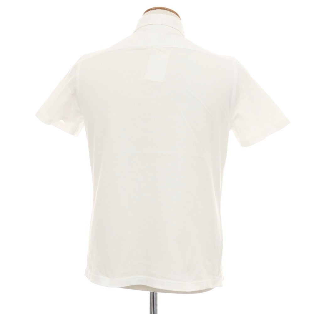【中古】ギローバー GUY ROVER コットン 半袖ポロシャツ ホワイト【サイズM】【 状態ランクB 】【 メンズ 】