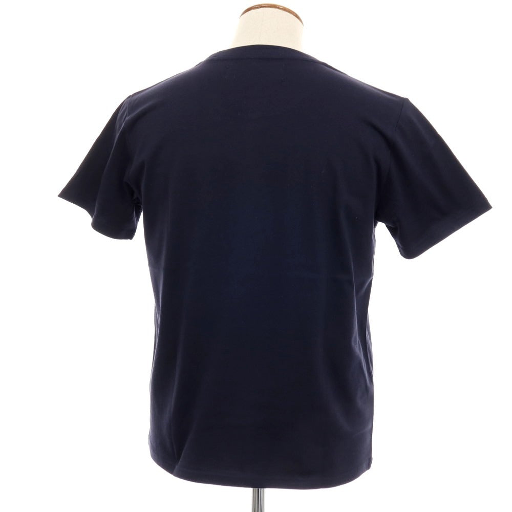 【中古】エーケーエム エイケイエム AKM ポリエステルコットン クルーネック 半袖Ｔシャツ ネイビー【 M 】【 状態ランクA 】【 メンズ 】[APD]