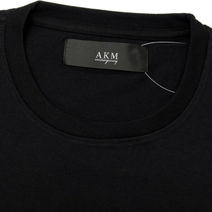 【中古】エーケーエム エイケイエム AKM ポリエステルコットン クルーネック 半袖Ｔシャツ ブラック【 M 】【 状態ランクA 】【 メンズ 】[APD]