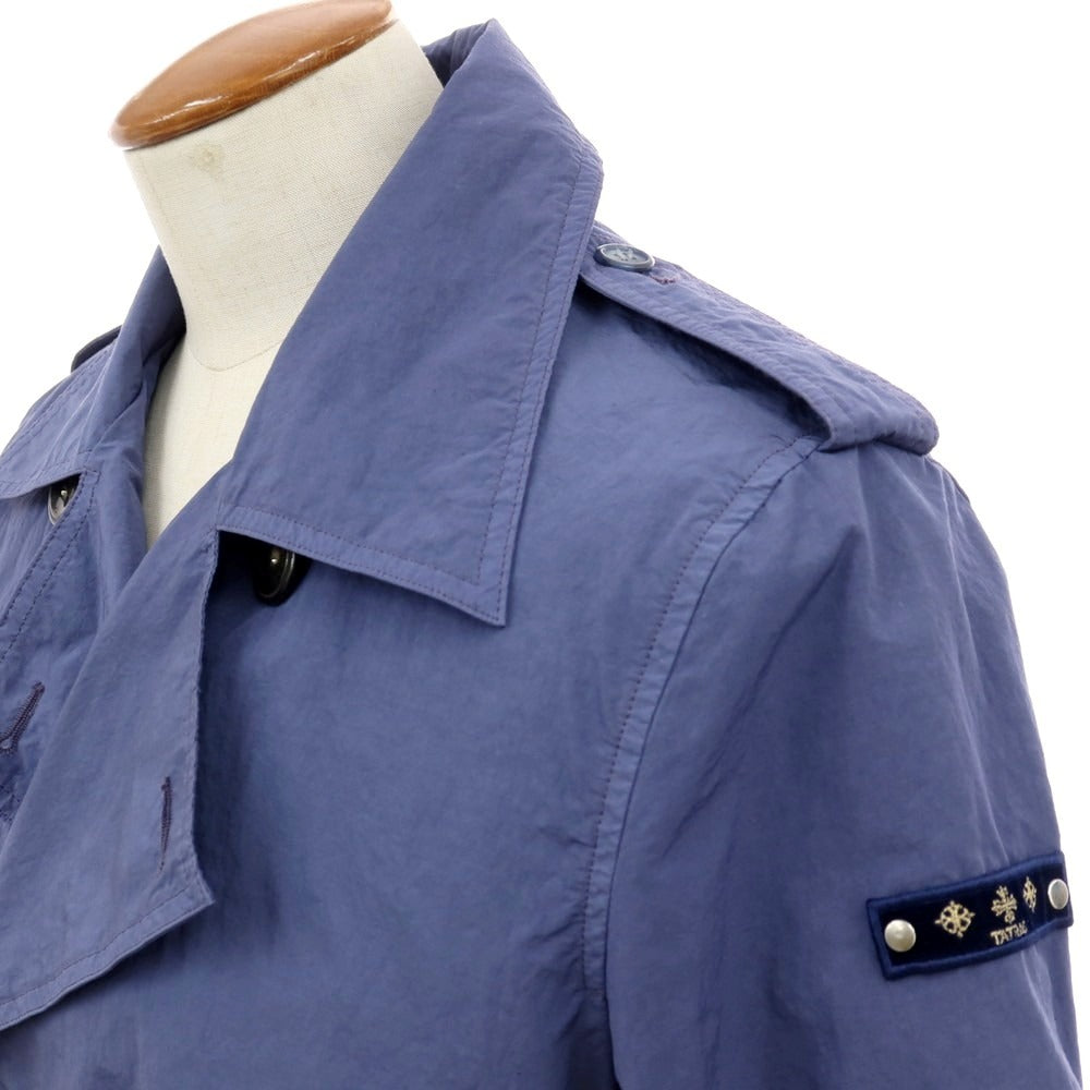 【中古】タトラス TATRAS ナイロン トレンチコート スマルトブルー【サイズ4】【 状態ランクC 】【 メンズ 】