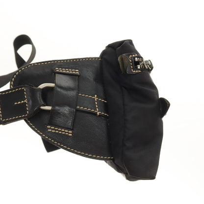 【中古】ダニエルアンドボブ Daniel &amp; Bob ナイロン系 レザー ボディバッグ ブラック【 状態ランクC 】【 メンズ 】