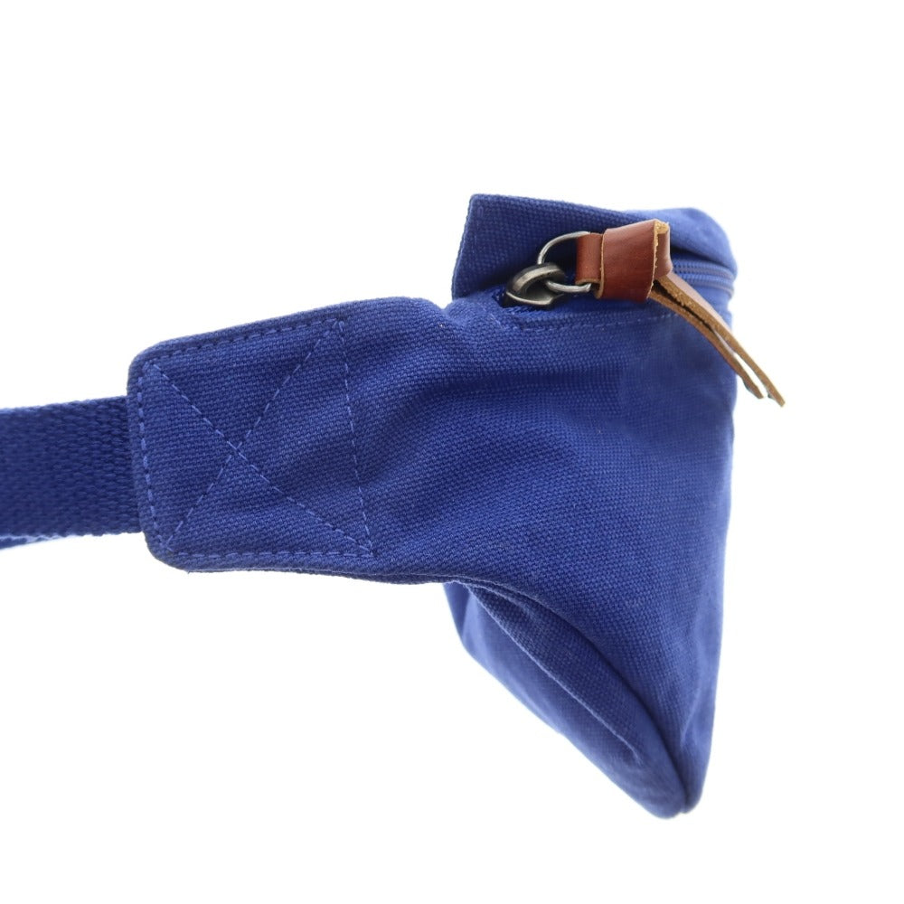 【中古】ポロ ラルフローレン Polo Ralph Lauren コットン ウエストバッグ ブルー【 状態ランクB 】【 メンズ 】