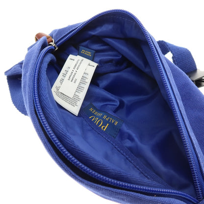 【中古】ポロ ラルフローレン Polo Ralph Lauren コットン ウエストバッグ ブルー【 状態ランクB 】【 メンズ 】