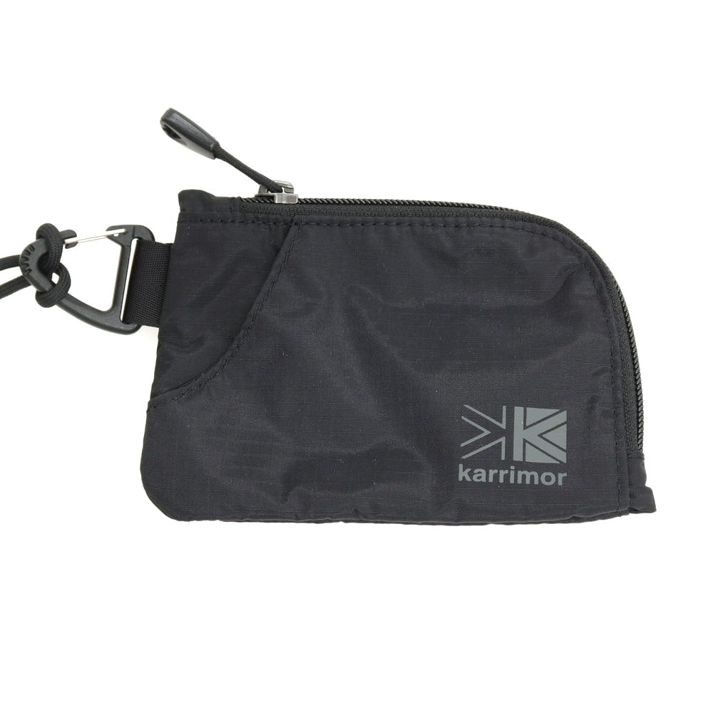 【中古】カリマー Karrimor TC team purse リップストップナイロン ネックウォレット ブラック【 状態ランクB 】【 メンズ 】