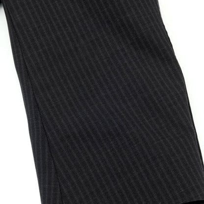 【中古】グッチ GUCCI ウール ストライプ テーラードジャケット ブラックxグレー【サイズ46】【 状態ランクB 】【 メンズ 】