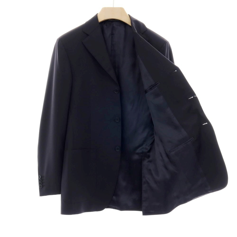 【中古】カンタレリ Cantarelli ウール テーラードジャケット ブラック【 サイズ44 】【 状態ランクB 】【 メンズ 】 [CPD]
