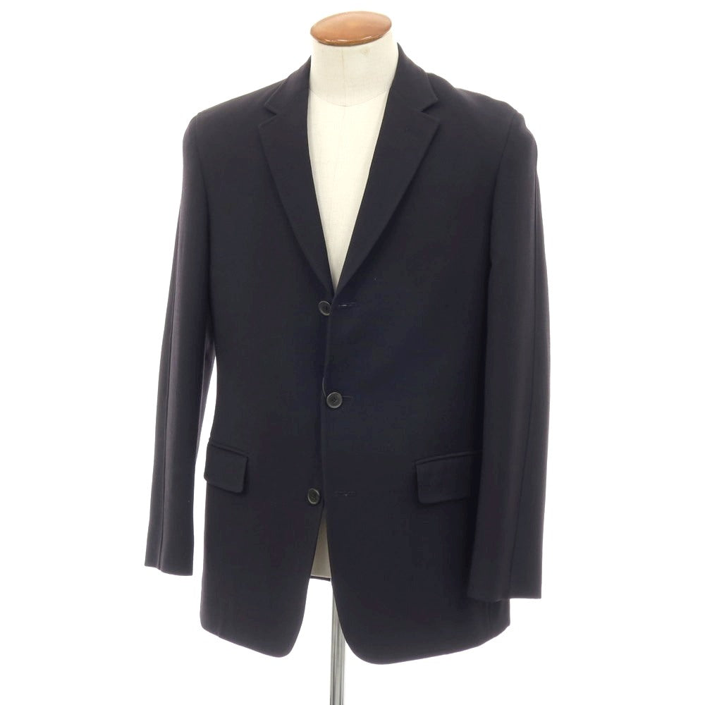 【中古】チェルッティ 1881 CERRUTI 1881 ウールレーヨンシルク 3B テーラードジャケット ブラック【サイズ46】【 状態ランクB 】【 メンズ 】[CPD]