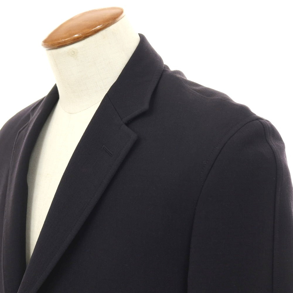 【中古】チェルッティ 1881 CERRUTI 1881 ウールレーヨンシルク 3B テーラードジャケット ブラック【サイズ46】【 状態ランクB 】【 メンズ 】[CPD]