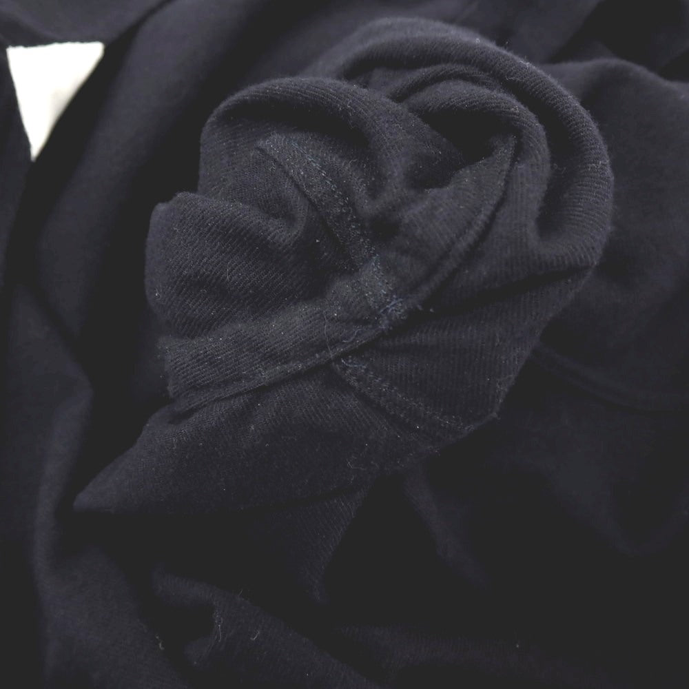 【中古】ジャンネット giannetto コットン ホリゾンタルカラー カジュアルシャツ ネイビー【サイズ39】【 状態ランクC 】【 メンズ 】