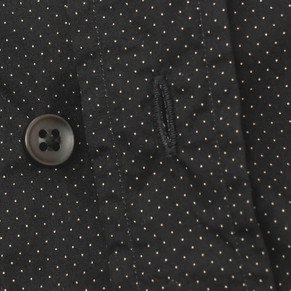 【中古】サルヴァトーレピッコロ Salvatore Piccolo コットン ピンドット カジュアルシャツ ブラック【サイズ39】【 状態ランクB 】【 メンズ 】