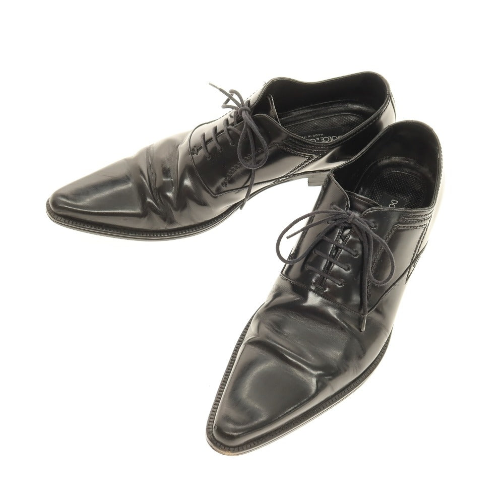 【中古】ドルチェアンドガッバーナ DOLCE&amp;GABBANA ドレスシューズ ブラック【サイズ8】【 状態ランクC 】【 メンズ 】