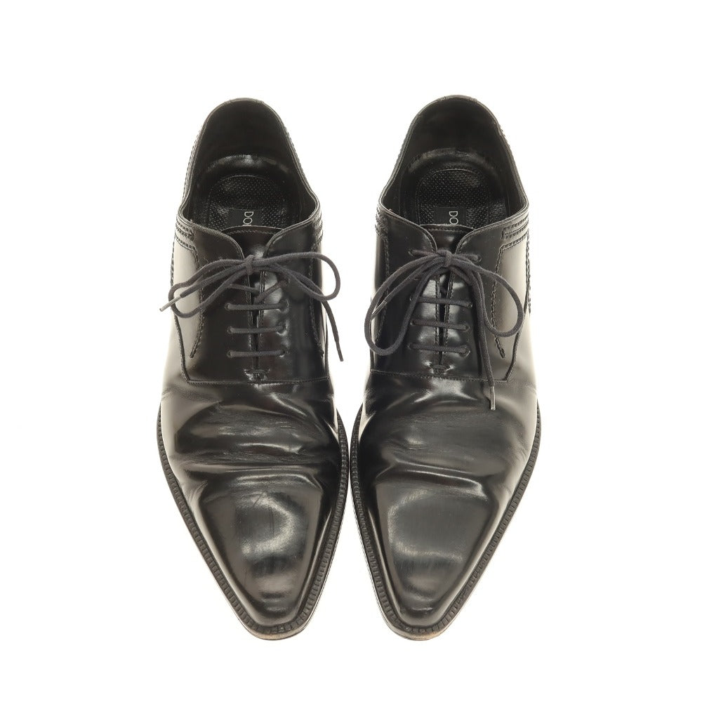 【中古】ドルチェアンドガッバーナ DOLCE&amp;GABBANA ドレスシューズ ブラック【サイズ8】【 状態ランクC 】【 メンズ 】