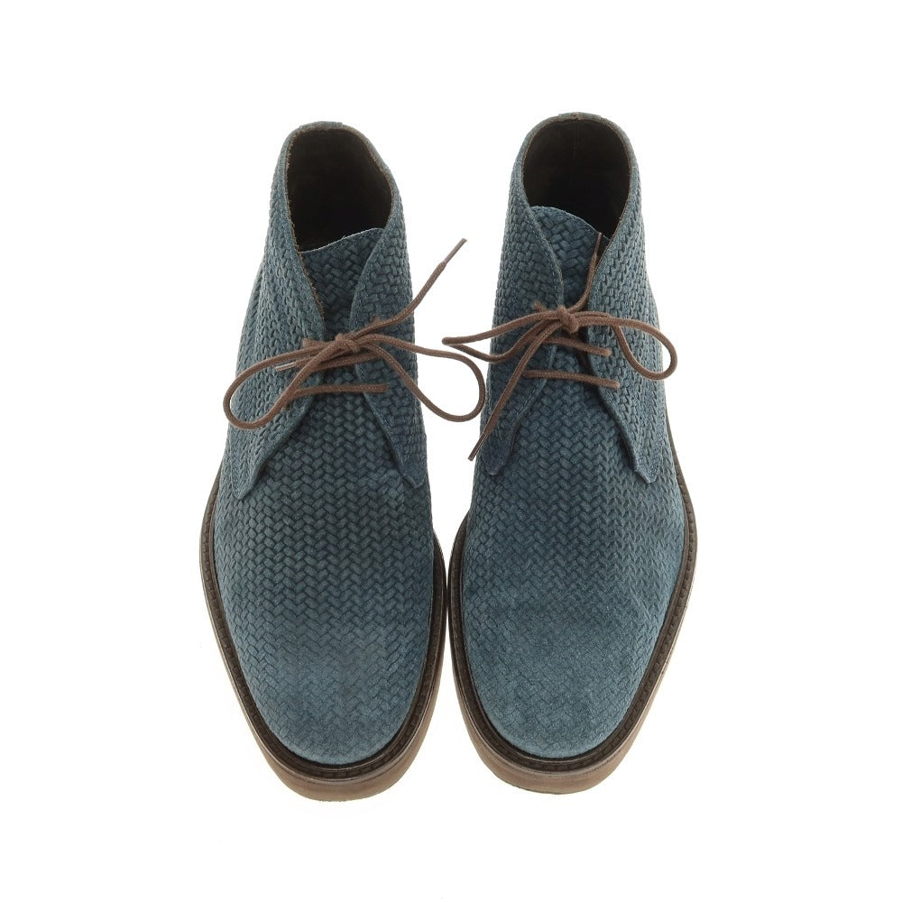 【中古】ゴールドブラザーズ GOLD BROTHERS スエード ブーツ ネイビー【サイズ39】【 状態ランクB 】【 メンズ 】