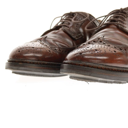 【中古】オールデン ALDEN 975 コードバン ロングウイングチップ ドレスシューズ ブラウン【サイズ7】【 状態ランクC 】【 メンズ 】