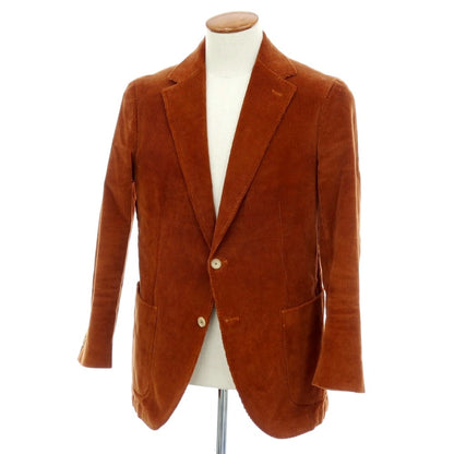 【中古】エリコフォルミコラ ERRICO FORMICOLA ストレッチコーデュロイ カジュアルジャケット オレンジブラウン【サイズ48】【 状態ランクB 】【 メンズ 】