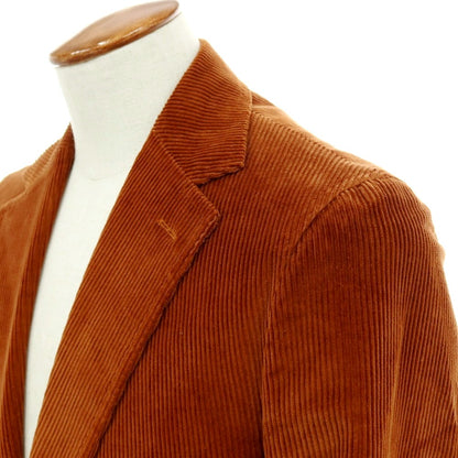 【中古】エリコフォルミコラ ERRICO FORMICOLA ストレッチコーデュロイ カジュアルジャケット オレンジブラウン【サイズ48】【 状態ランクB 】【 メンズ 】