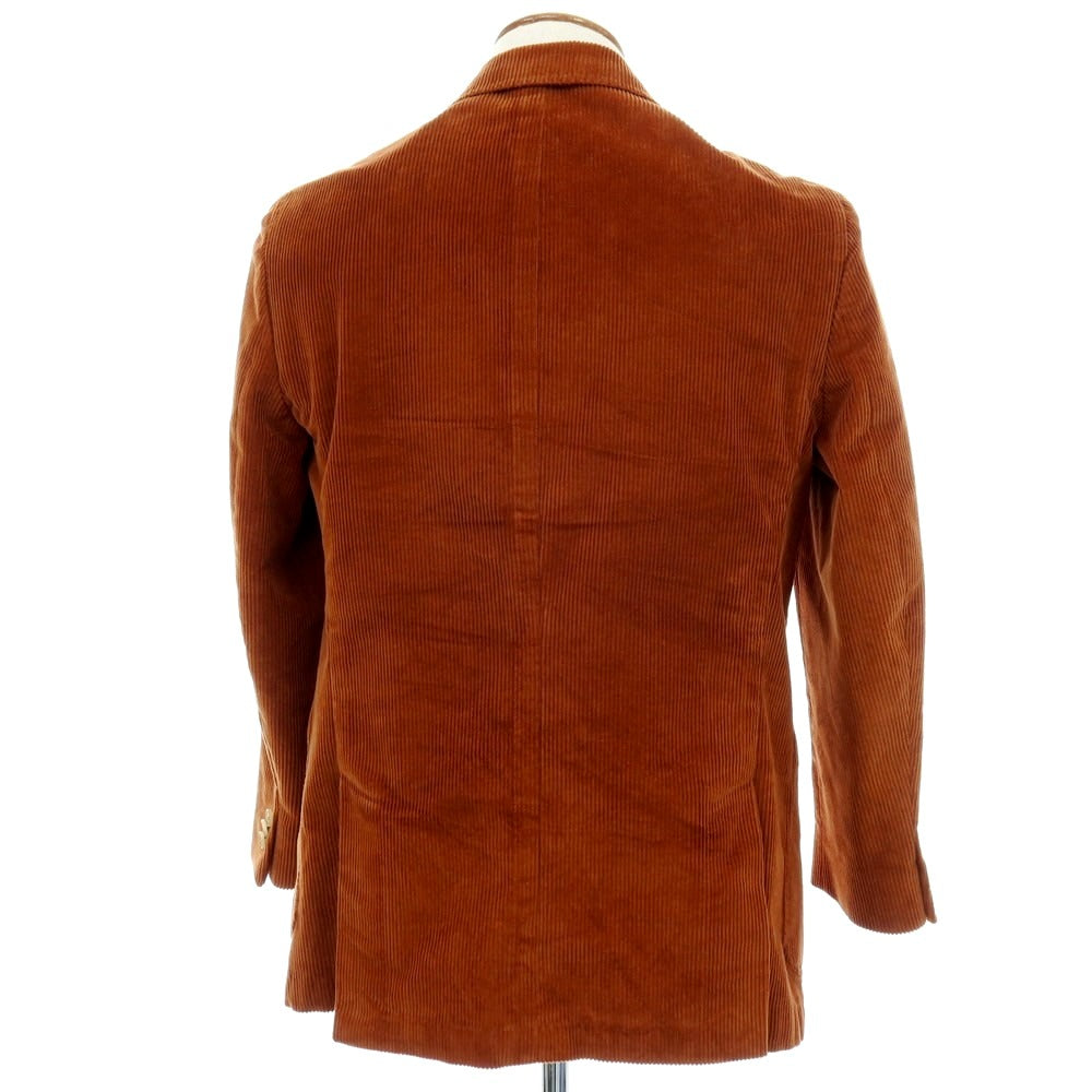 【中古】エリコフォルミコラ ERRICO FORMICOLA ストレッチコーデュロイ カジュアルジャケット オレンジブラウン【サイズ48】【 状態ランクB 】【 メンズ 】