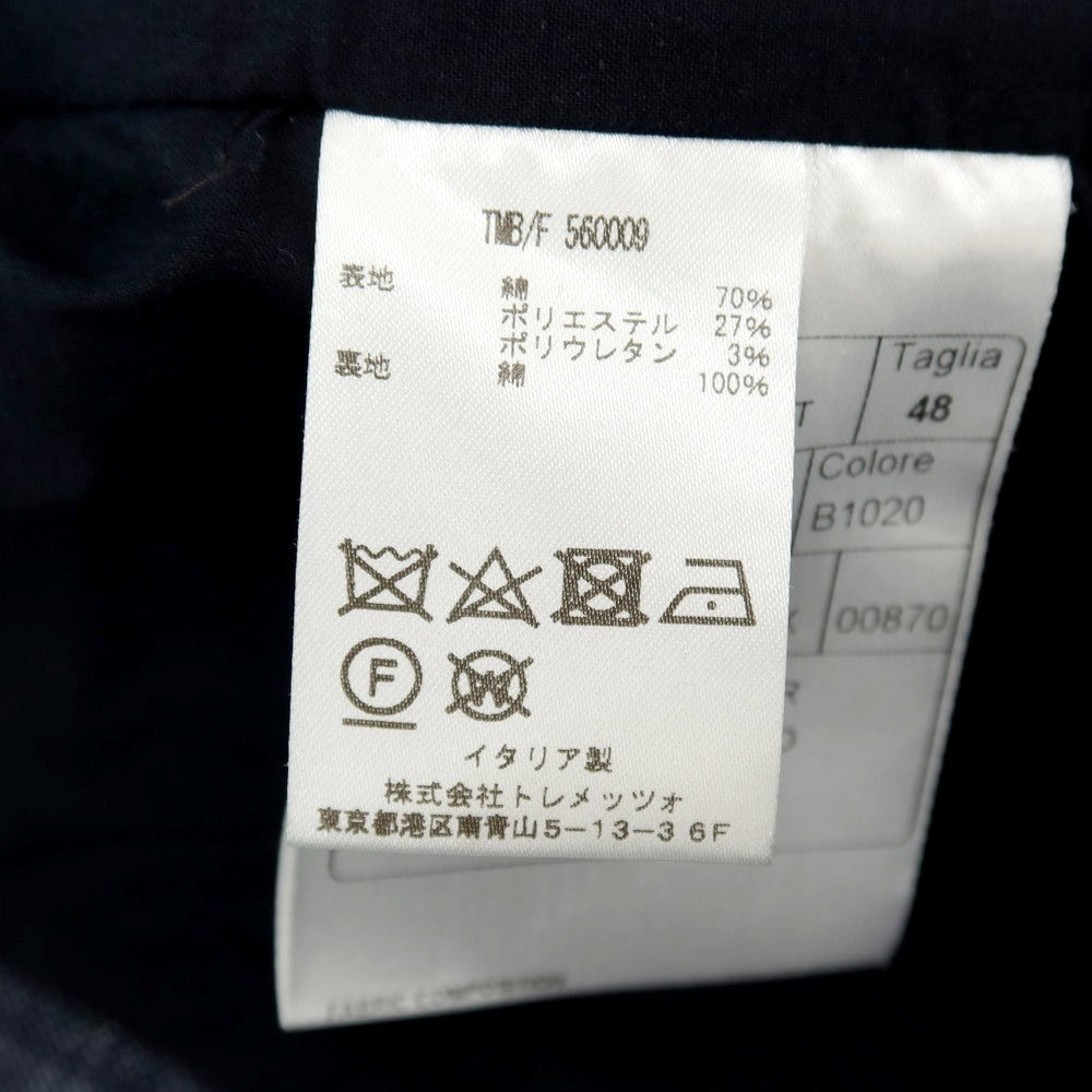 【中古】タリアトーレ TAGLIATORE TOMORROWLAND別注 コットンポリエステルポリウレタン カジュアル系ジレ ベスト ネイビー【サイズ48】【 状態ランクB 】【 メンズ 】