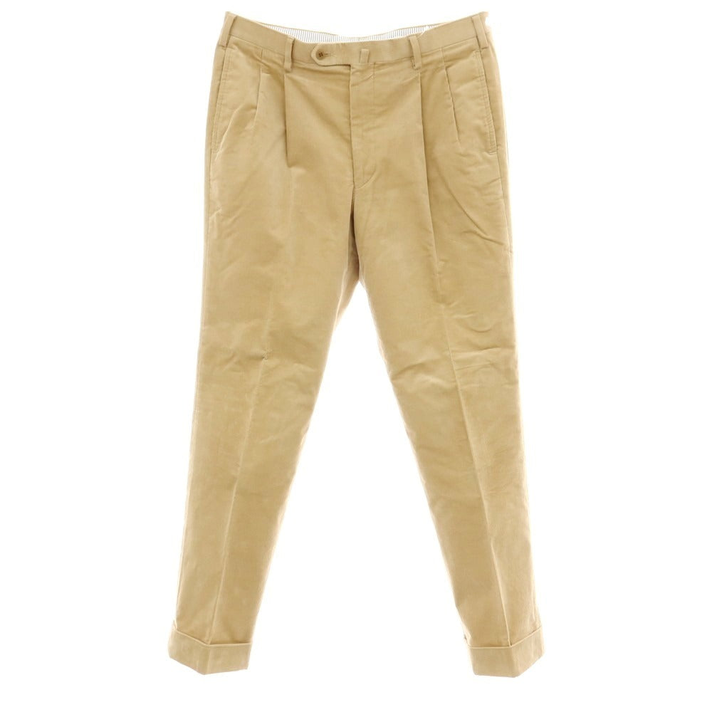 【中古】アフターアワーズ AFTERHOURS × Milestone ストレッチ コーデュロイパンツ ベージュ【サイズ48】【 状態ランクB 】【 メンズ 】[APD]