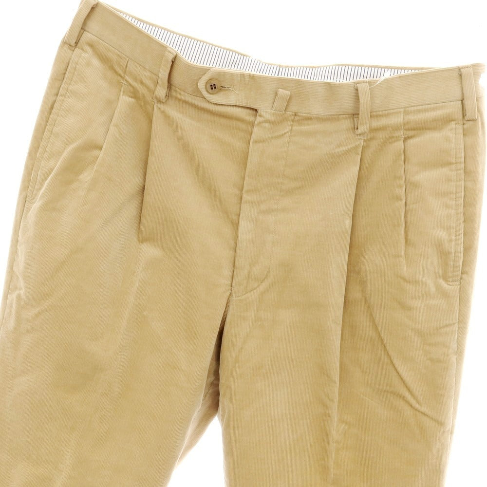 【中古】アフターアワーズ AFTERHOURS × Milestone ストレッチ コーデュロイパンツ ベージュ【サイズ48】【 状態ランクB 】【 メンズ 】