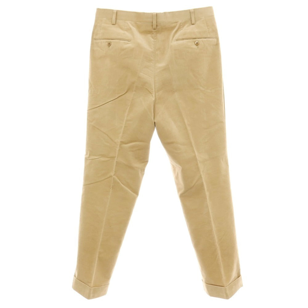 【中古】アフターアワーズ AFTERHOURS × Milestone ストレッチ コーデュロイパンツ ベージュ【サイズ48】【 状態ランクB 】【 メンズ 】[APD]
