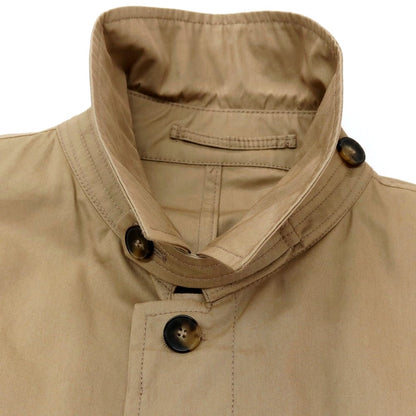 【中古】ゼロセッタンタ 0/70st MARTIN PC コットンナイロン ステンカラーコート ベージュ【サイズ48】【 状態ランクC 】【 メンズ 】