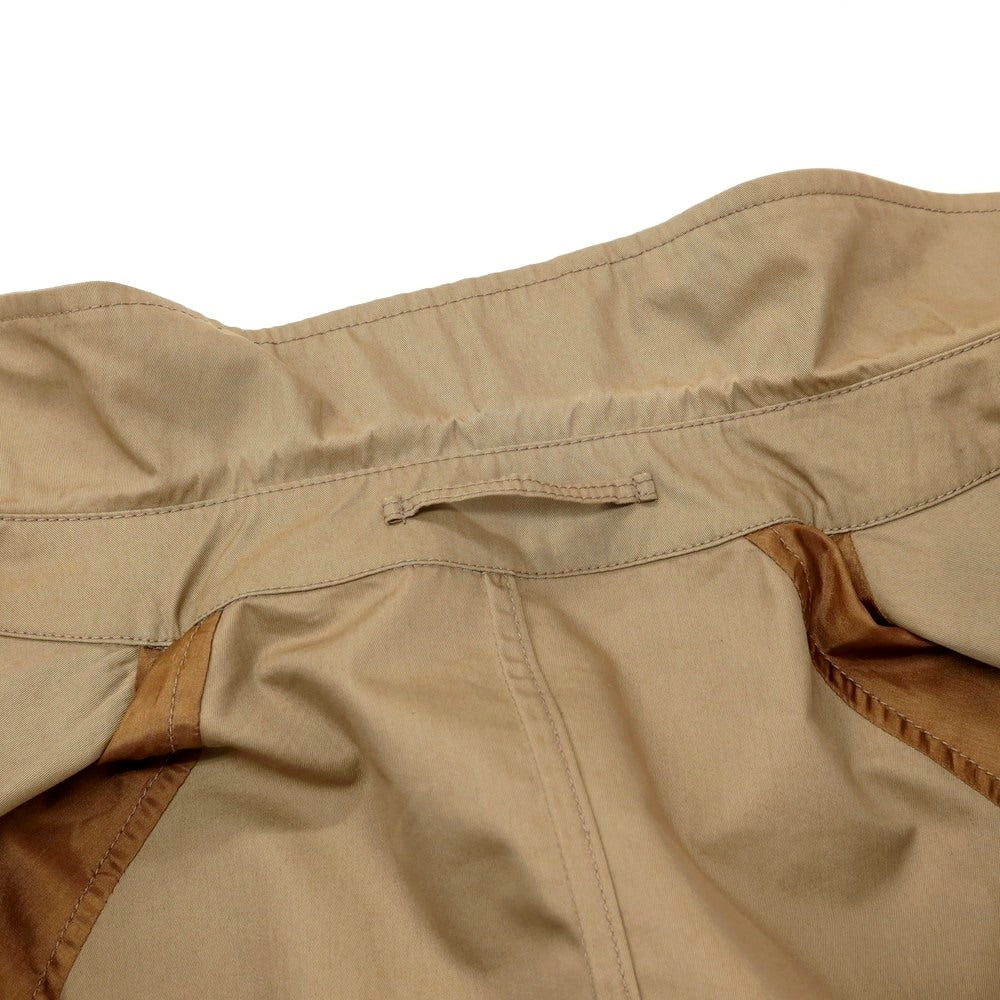 【中古】ゼロセッタンタ 0/70st MARTIN PC コットンナイロン ステンカラーコート ベージュ【サイズ48】【 状態ランクC 】【 メンズ 】