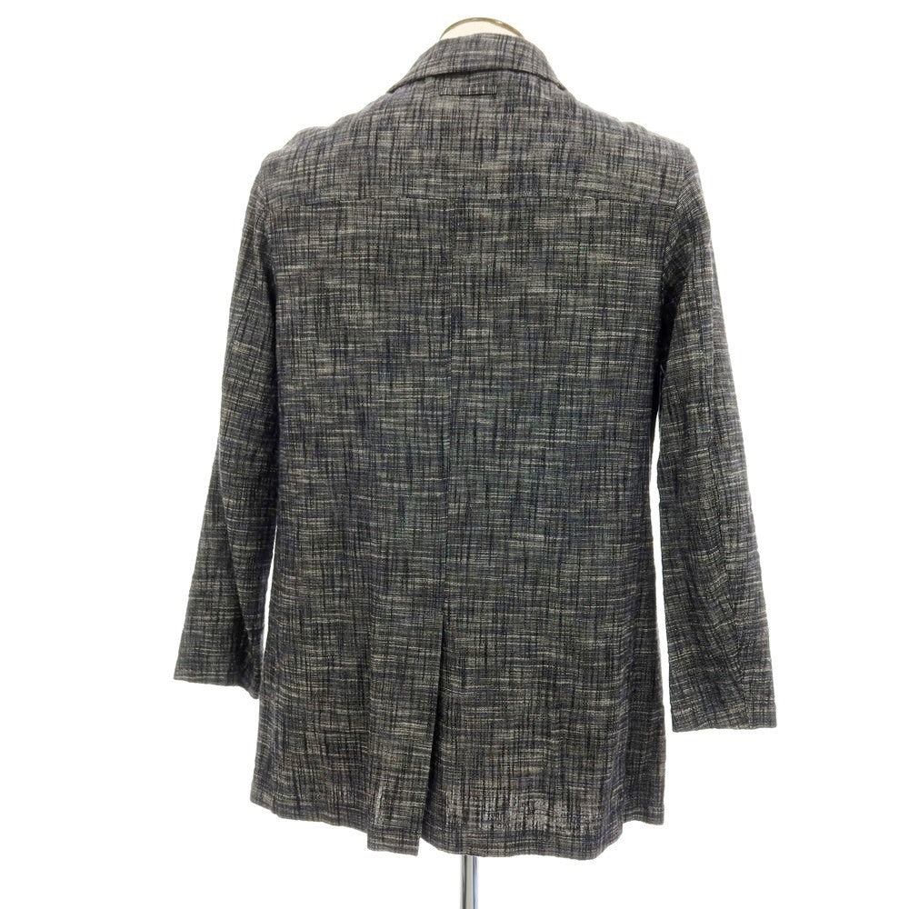 【中古】ティージャケット T-JACKET コットンナイロンポリウレタン ステンカラーコート ネイビー【サイズL】【 状態ランクC 】【 メンズ 】[CPD]