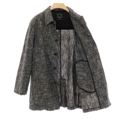 【中古】ティージャケット T-JACKET コットンナイロンポリウレタン ステンカラーコート ネイビー【サイズL】【 状態ランクC 】【 メンズ 】