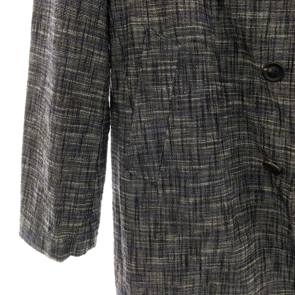 【中古】ティージャケット T-JACKET コットンナイロンポリウレタン ステンカラーコート ネイビー【サイズL】【 状態ランクC 】【 メンズ 】[CPD]