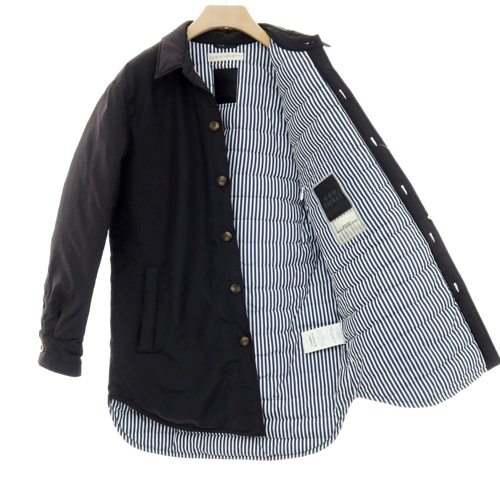 【中古】ルーチェバノッティ LUCIO VANOTTI × TATRAS ポリエステル ダウンジャケット ダウンコート ブラック【サイズ2】【 状態ランクB 】【 メンズ 】