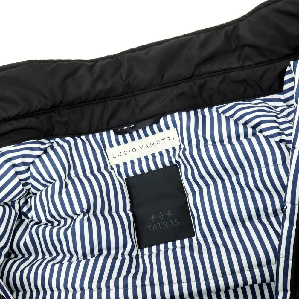 【中古】ルーチェバノッティ LUCIO VANOTTI × TATRAS ポリエステル ダウンジャケット ダウンコート ブラック【サイズ2】【 状態ランクB 】【 メンズ 】