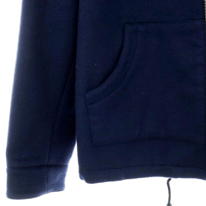 【中古】マルニ MARNI ウール フーデッドブルゾン ネイビー【サイズ48】【 状態ランクB 】【 メンズ 】