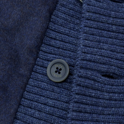 【中古】【未使用】ヘルノ Herno Resort シルクカシミヤ ダウンベスト ネイビー【サイズ48】【 状態ランクS 】【 メンズ 】