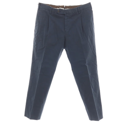 【SALE10%OFF/返品不可】【中古】ピーティートリノ PT TORINO ストレッチ ツイルコットン カジュアルスラックスパンツ ネイビー【 サイズ48 】【 状態ランクB 】【 メンズ 】