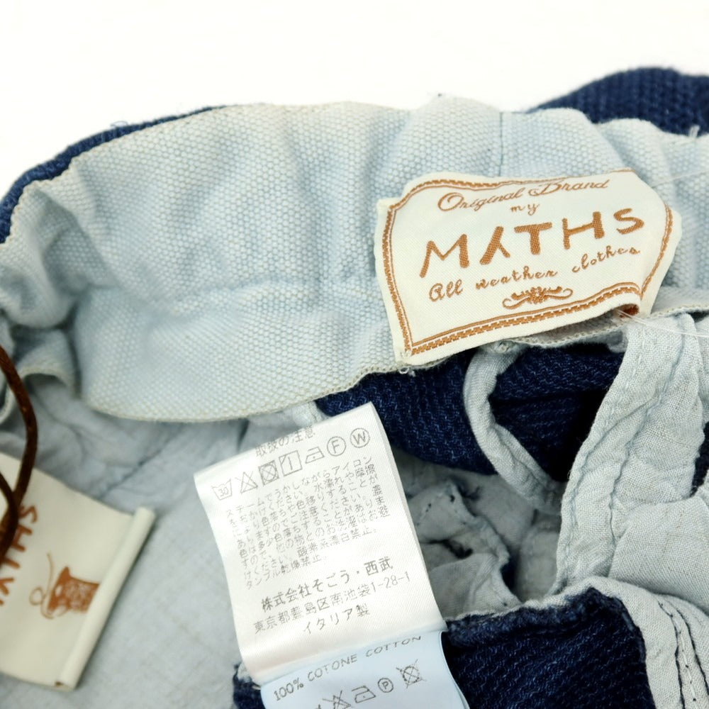 【中古】ミース MYTHS コットン ショートパンツ ネイビー【サイズ48】【 状態ランクC 】【 メンズ 】