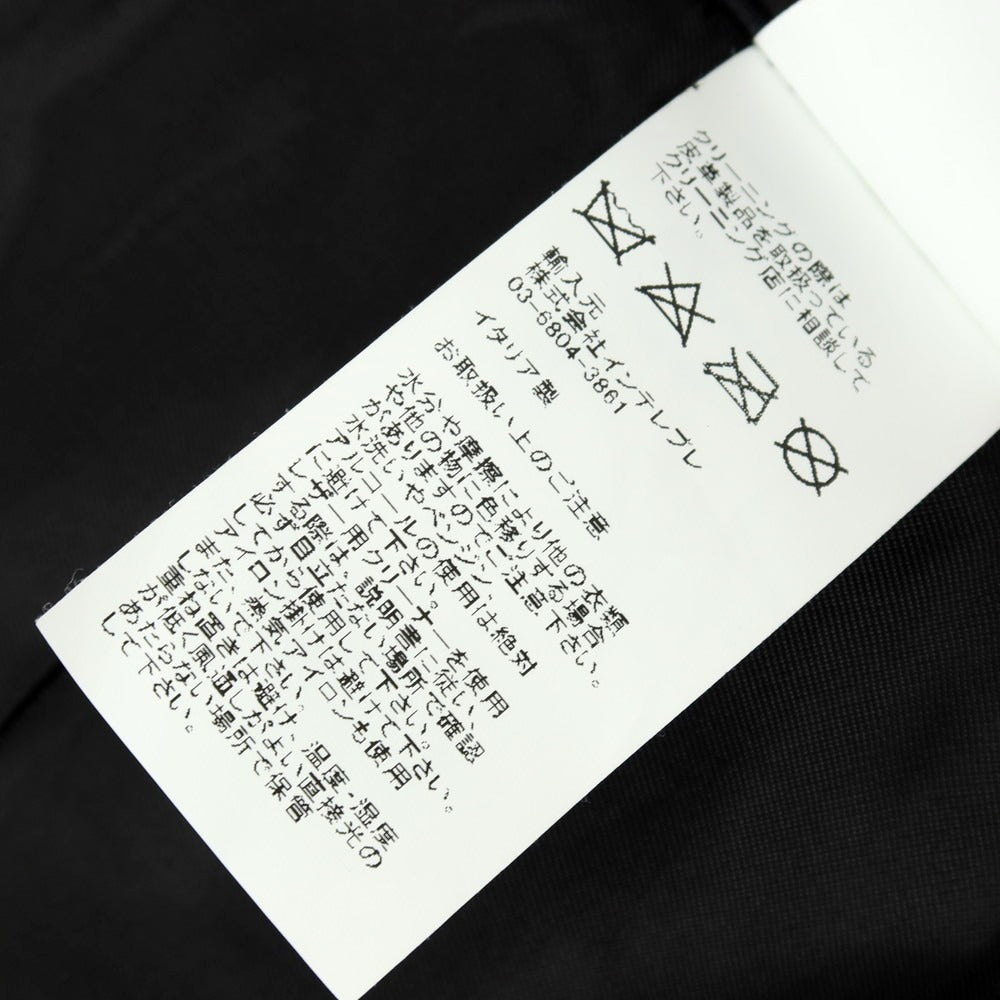 【中古】エンメティ EMMETI ラムレザー ライダースジャケット ブラック【サイズ46】【 状態ランクC 】【 メンズ 】