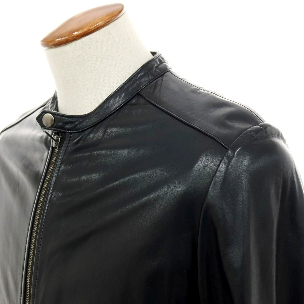 【中古】カスタムカルチャー CUSTOM CULTURE シープスキン ライダースジャケット ブラック【サイズ3】【 状態ランクB 】【 メンズ 】