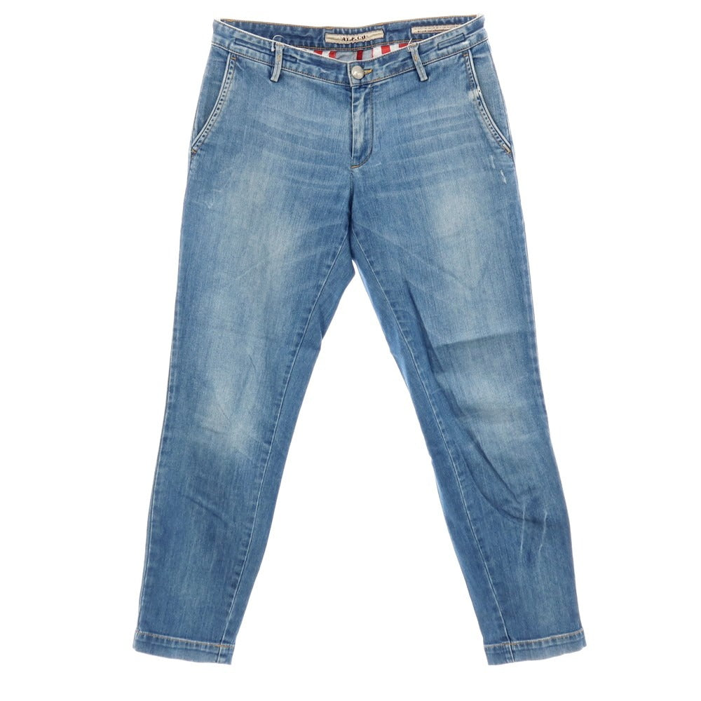 【中古】アティピコ AT.P.CO ストレッチ デニムスラックスパンツ ブルー【サイズ32】【 状態ランクC 】【 メンズ 】