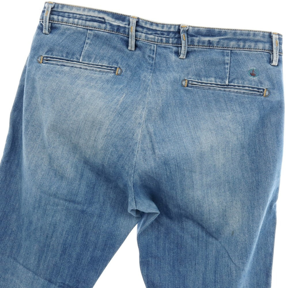 【中古】アティピコ AT.P.CO ストレッチ デニムスラックスパンツ ブルー【サイズ32】【 状態ランクC 】【 メンズ 】